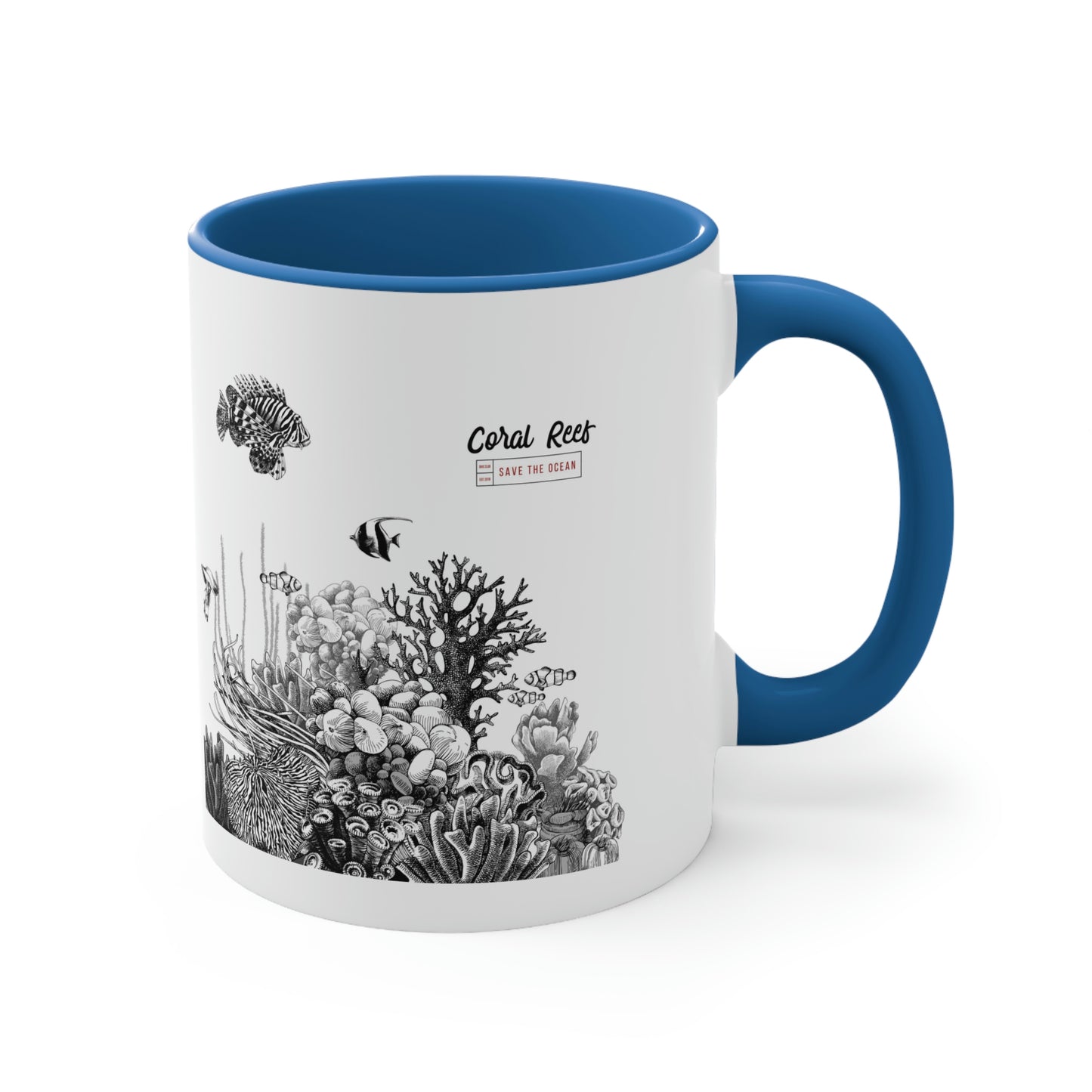 Coral Reef Coffee Mug, 11oz
